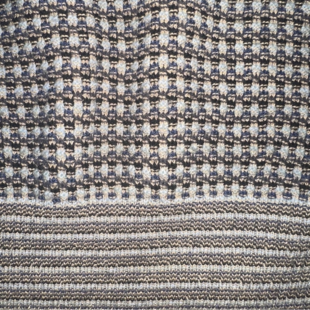 Vintage Toscano Men’s Cotton Tweed Made in Italy V-Neck Pullover Sweater Size XL - Picture 7 of 7